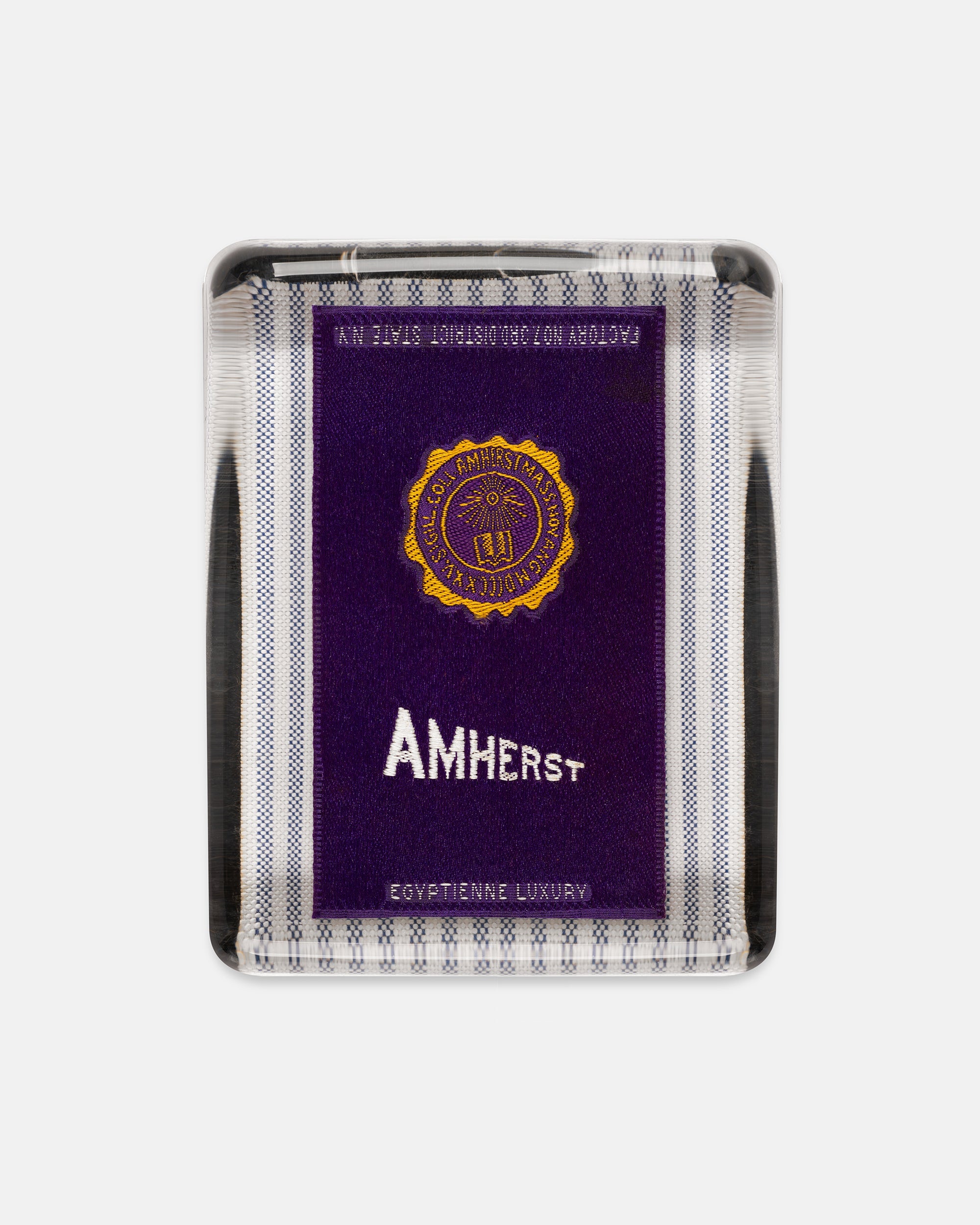 Amherst College Silk Paperweight