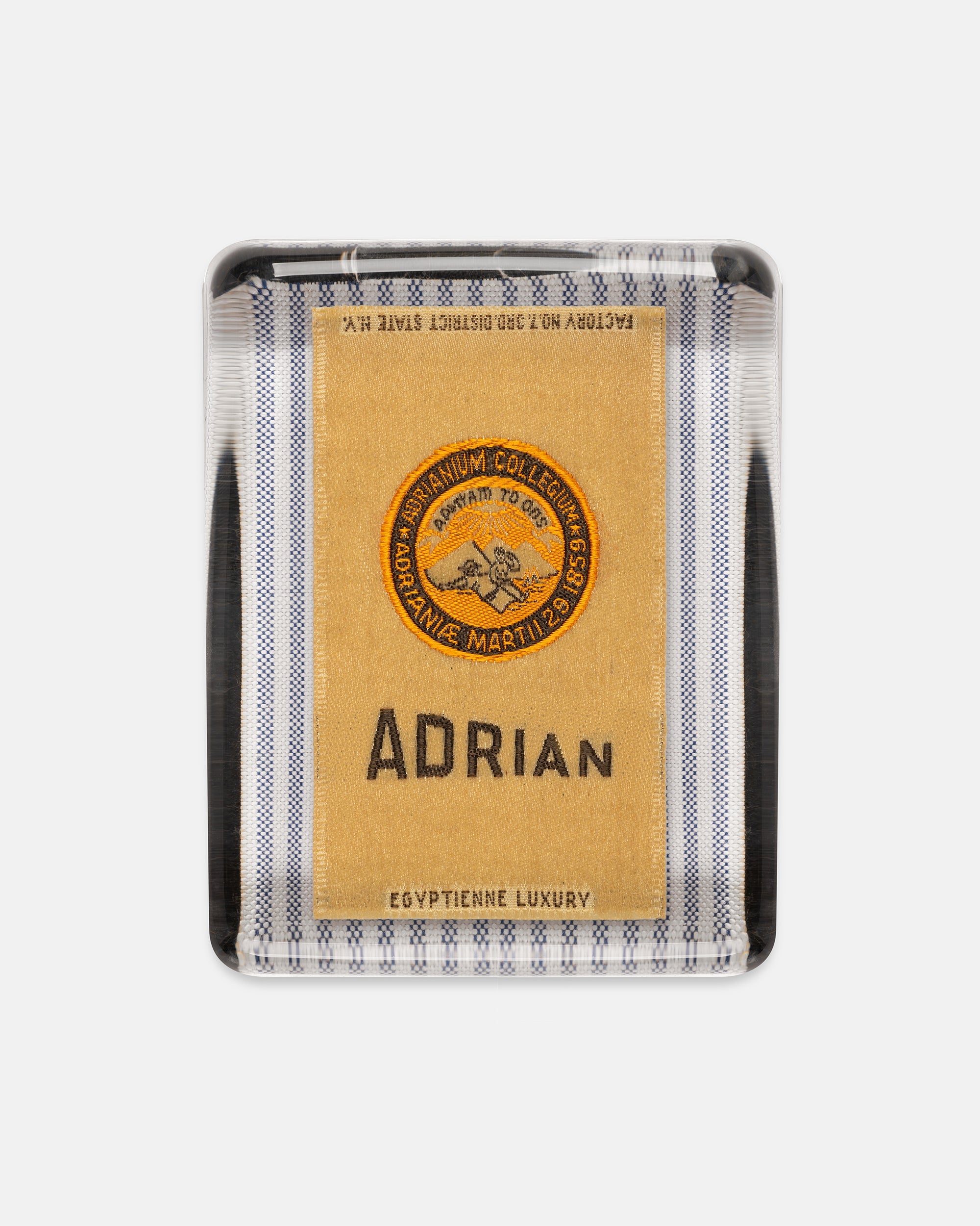 Adrian College Silk Paperweight