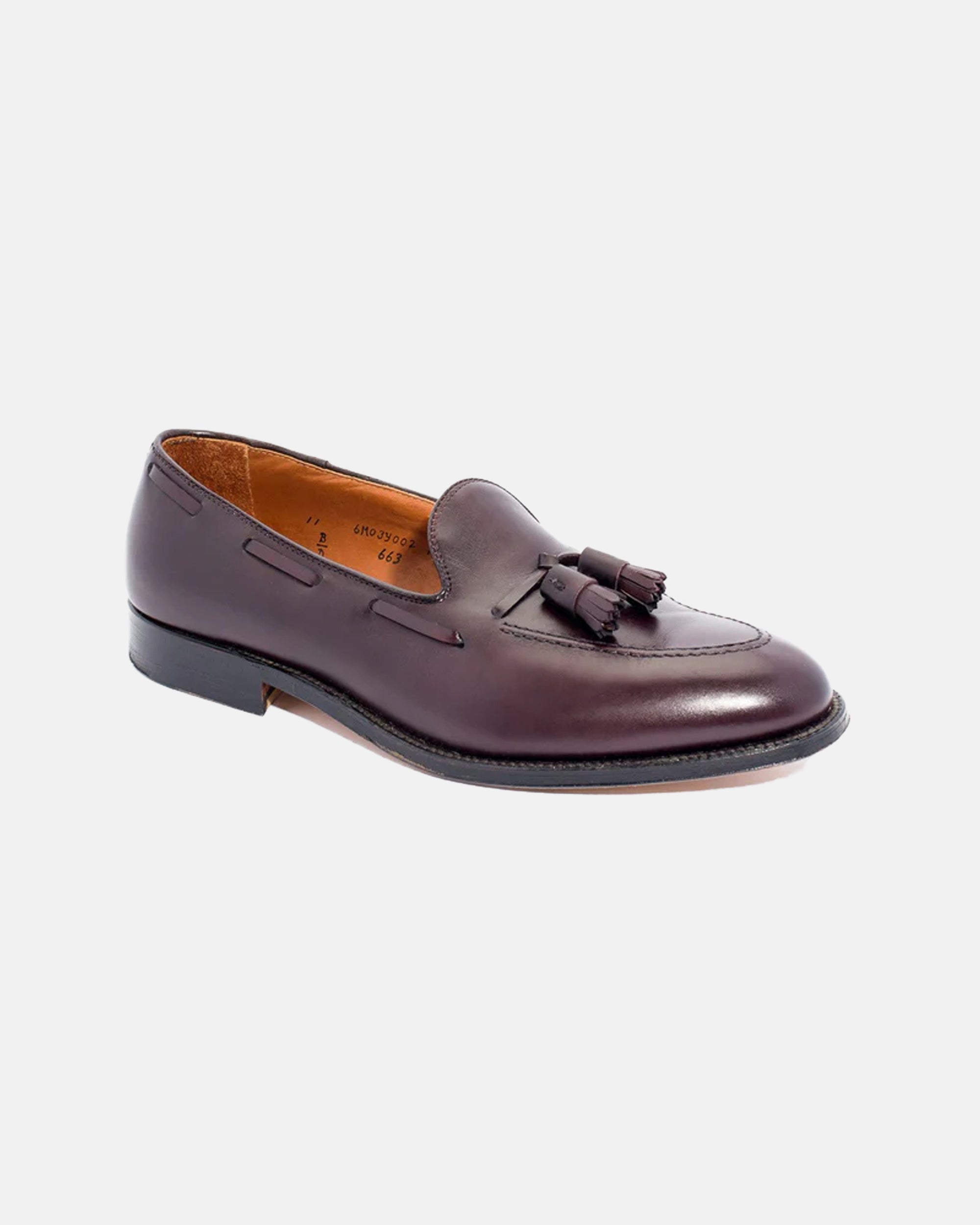 Made-in-America Burgundy Calfskin Tassel Loafer